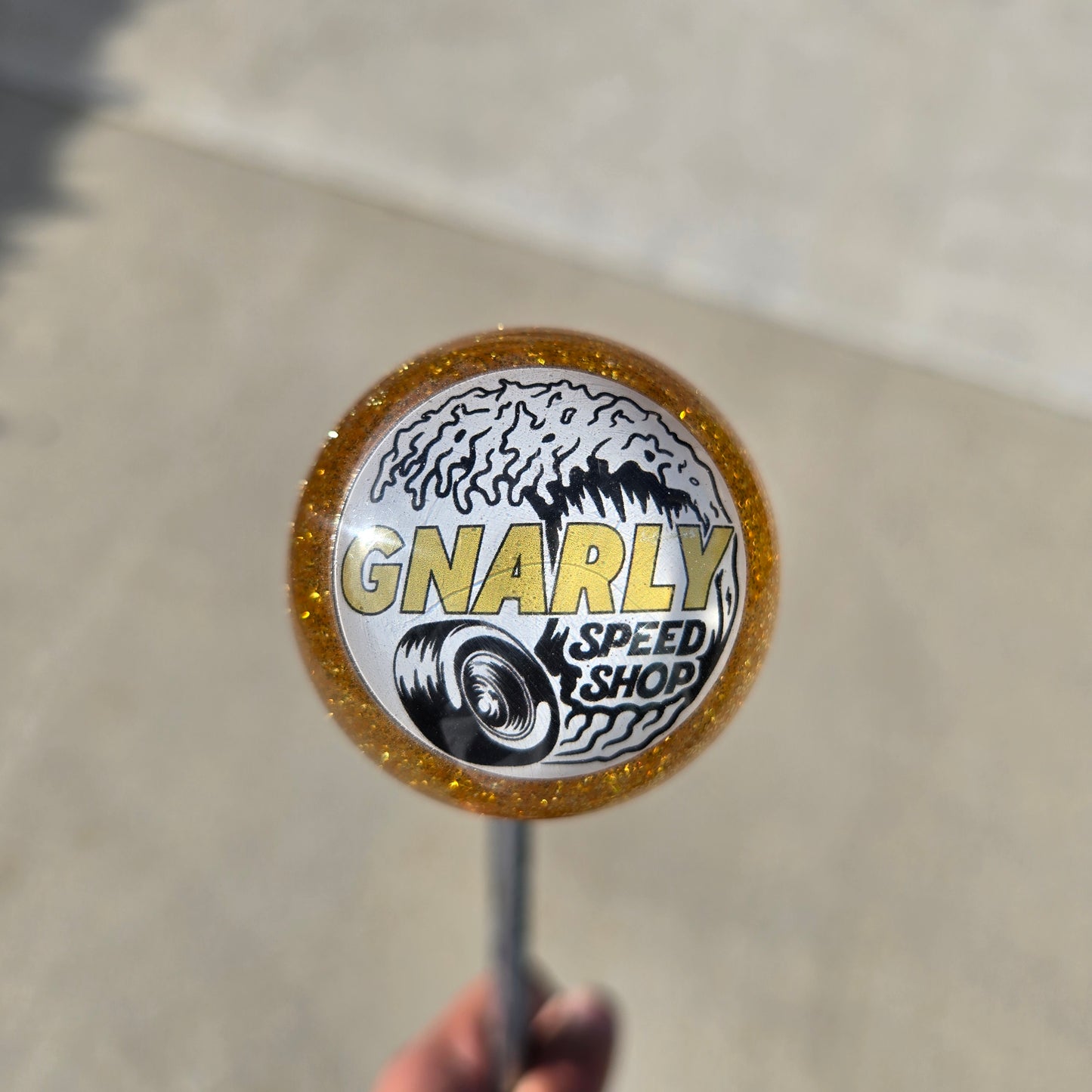 Dual Gold Logo Shifter Ball