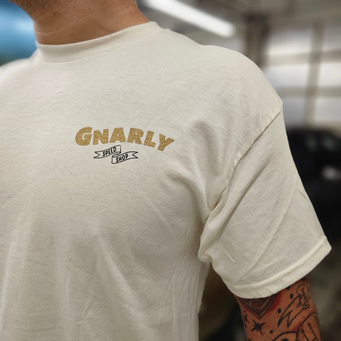 Gnarly Dragster Shirt (Cream)