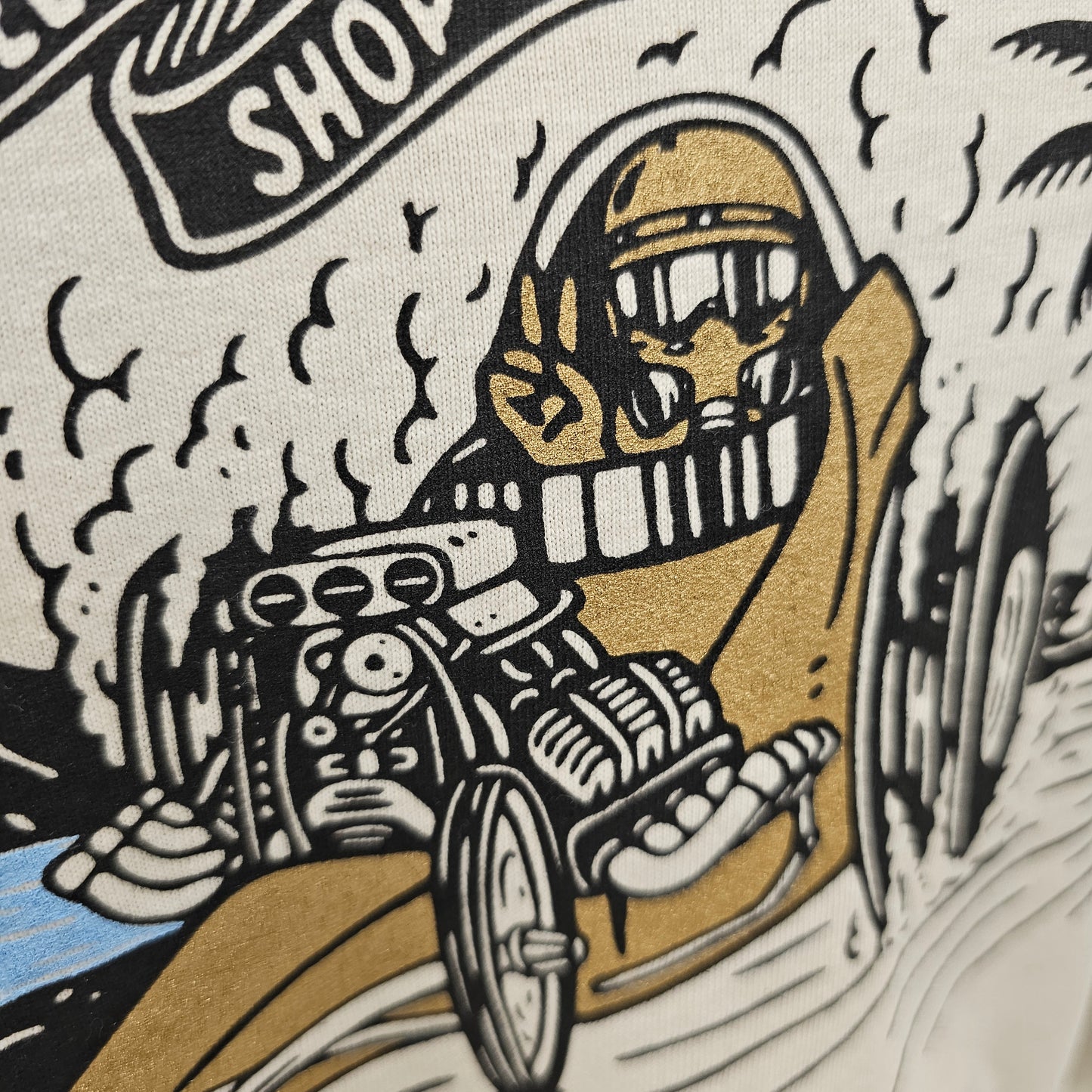 Gnarly Dragster Shirt (Cream)