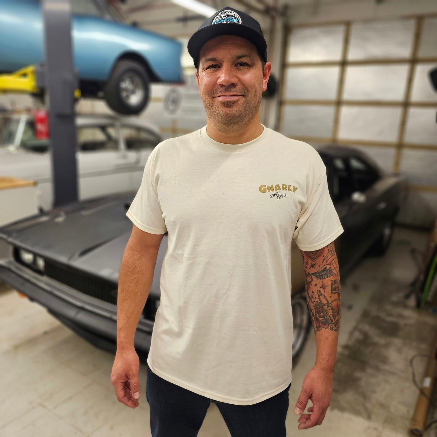 Gnarly Dragster Shirt (Cream)