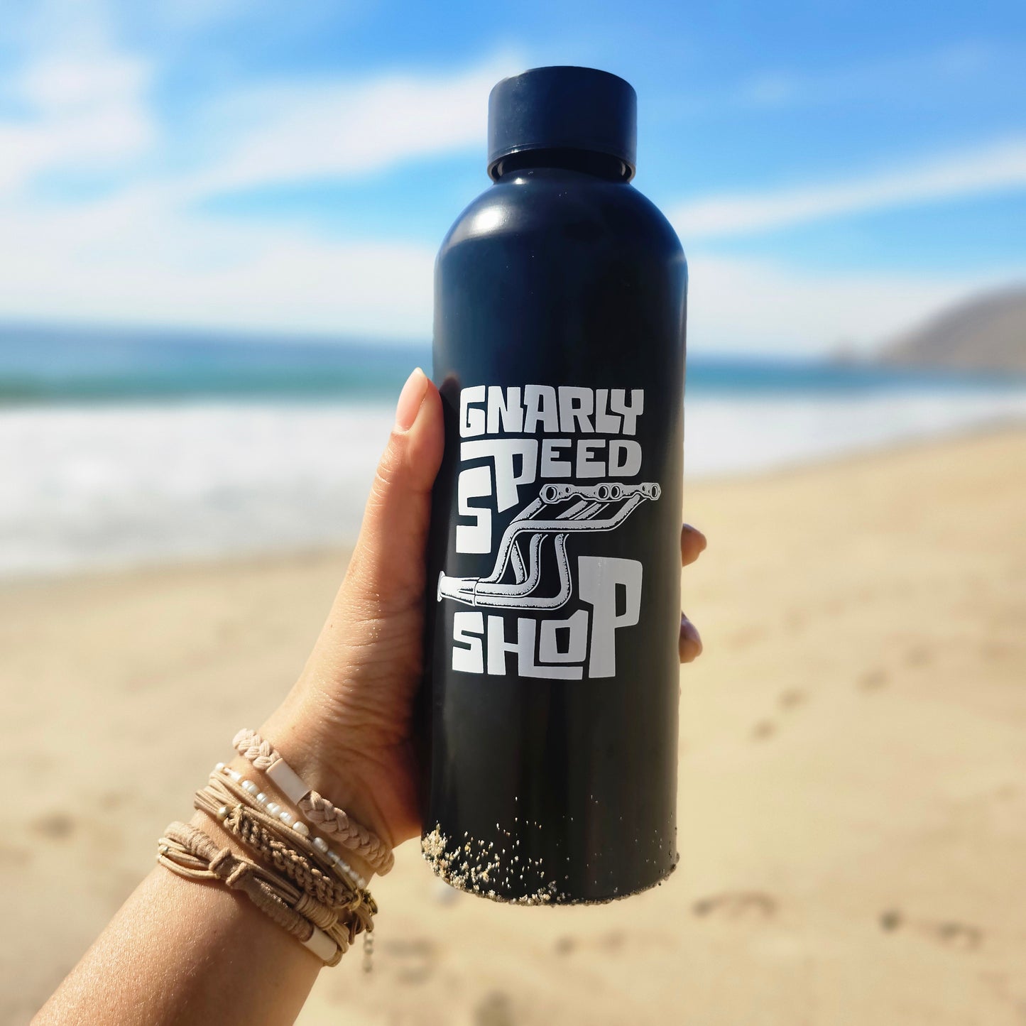 Gnarly Speed Shop Aluminum Water Bottle