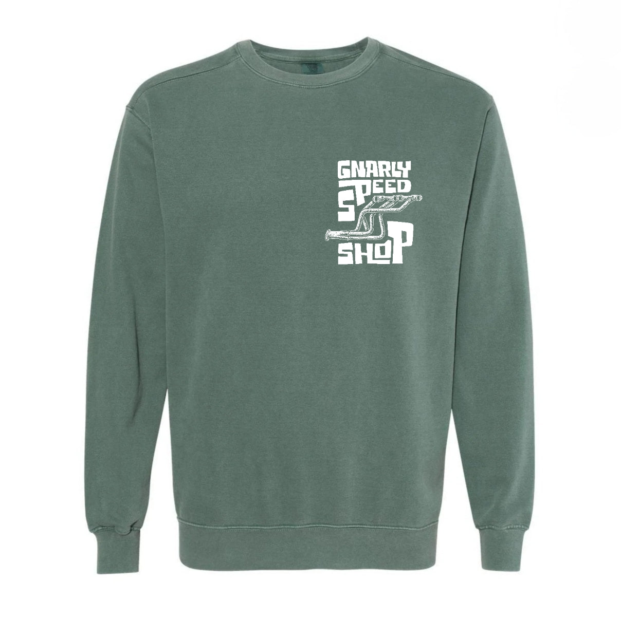 PREORDER: Gnarly Speed Shop Header Crewneck Sweater (Ships In 3-4 Weeks)