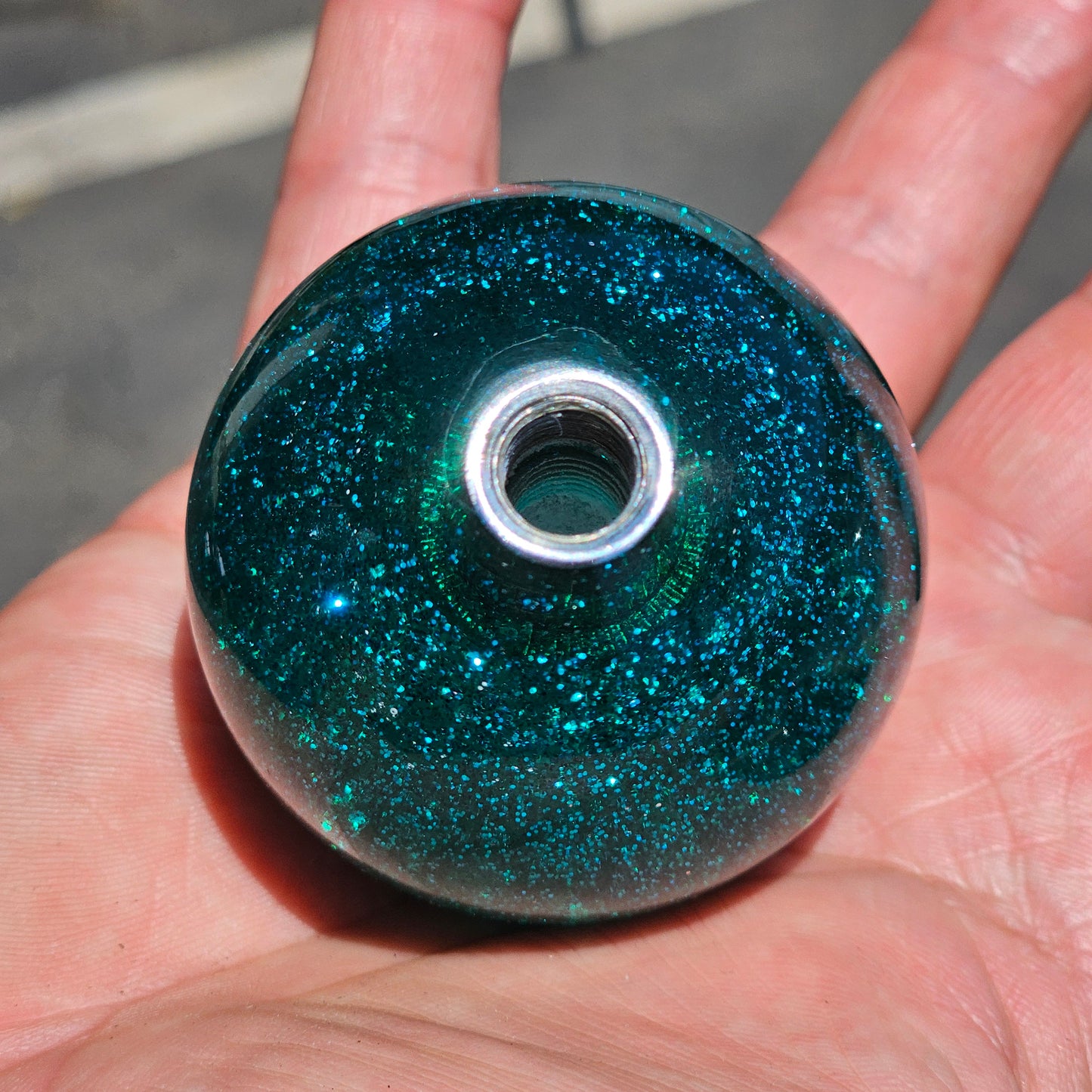 Aqua Seaglass Shifter Ball