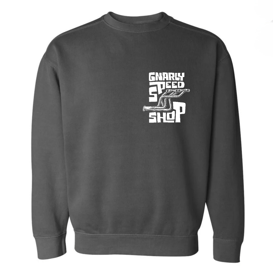 PREORDER: Gnarly Speed Shop Header Crewneck Sweater (Ships In 3-4 Weeks)