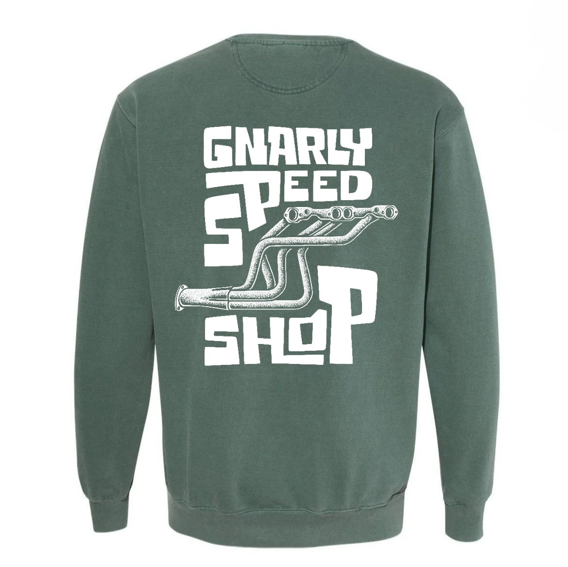 PREORDER: Gnarly Speed Shop Header Crewneck Sweater (Ships In 3-4 Weeks)