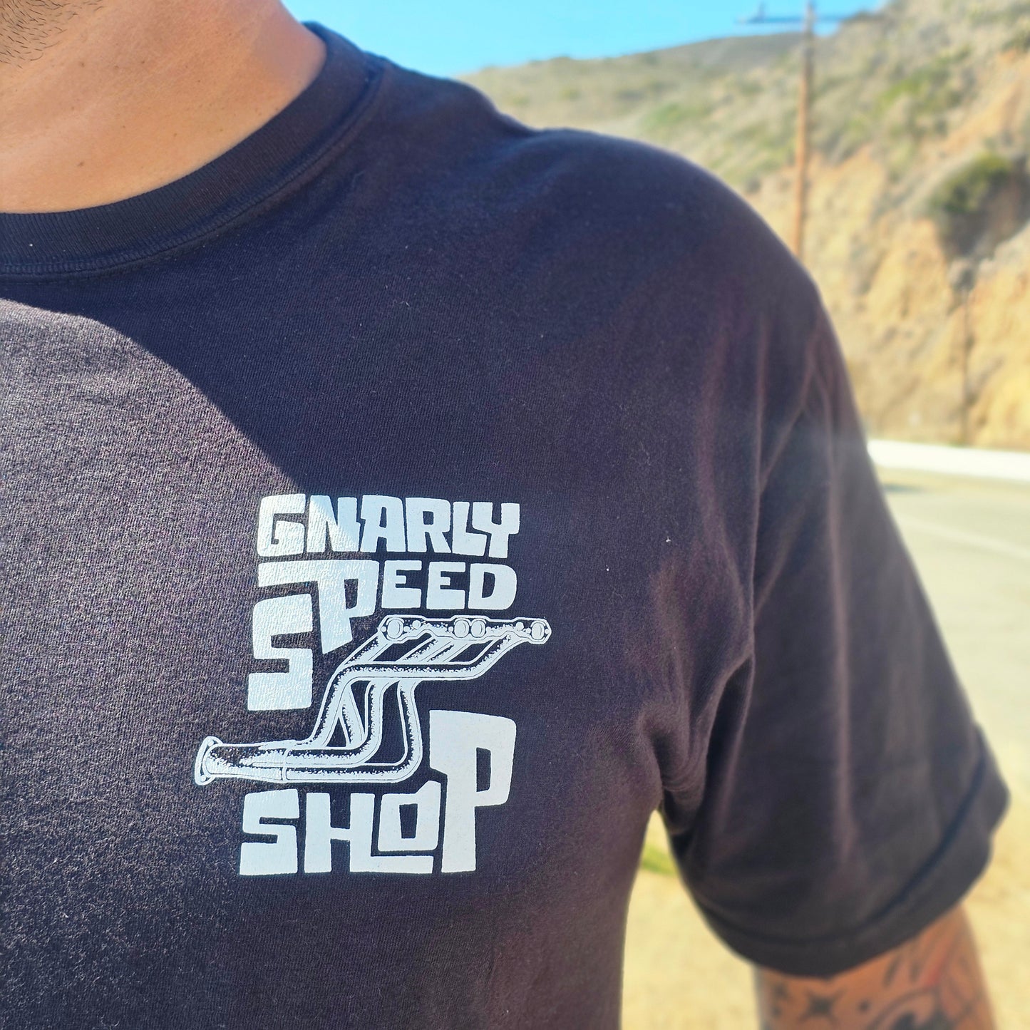 Gnarly Speed Shop Header Logo Shirt