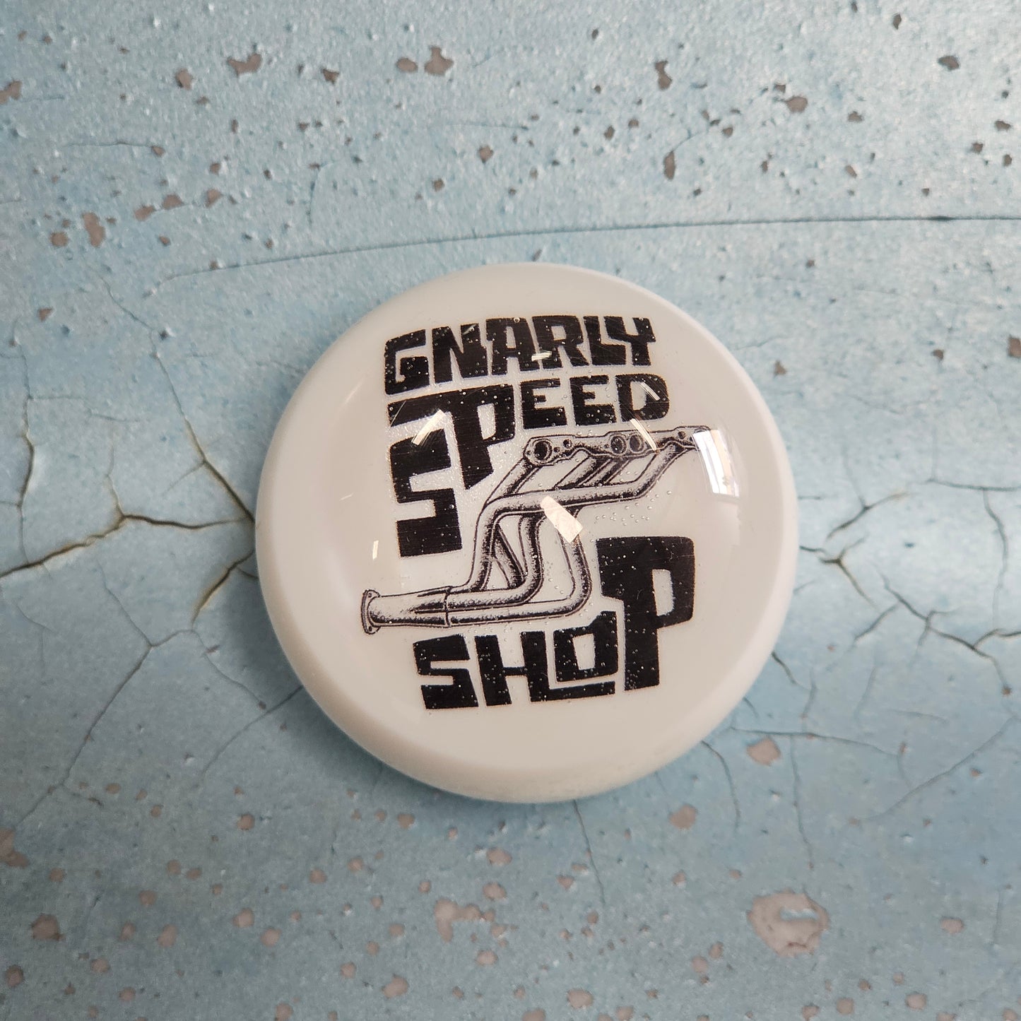 Glow‐In-The-Dark Gnarly Speed Shop Shifter Ball