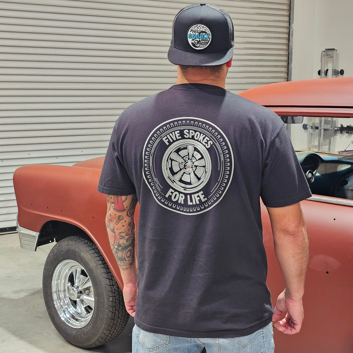 Five Spokes For Life Pocket T-Shirt