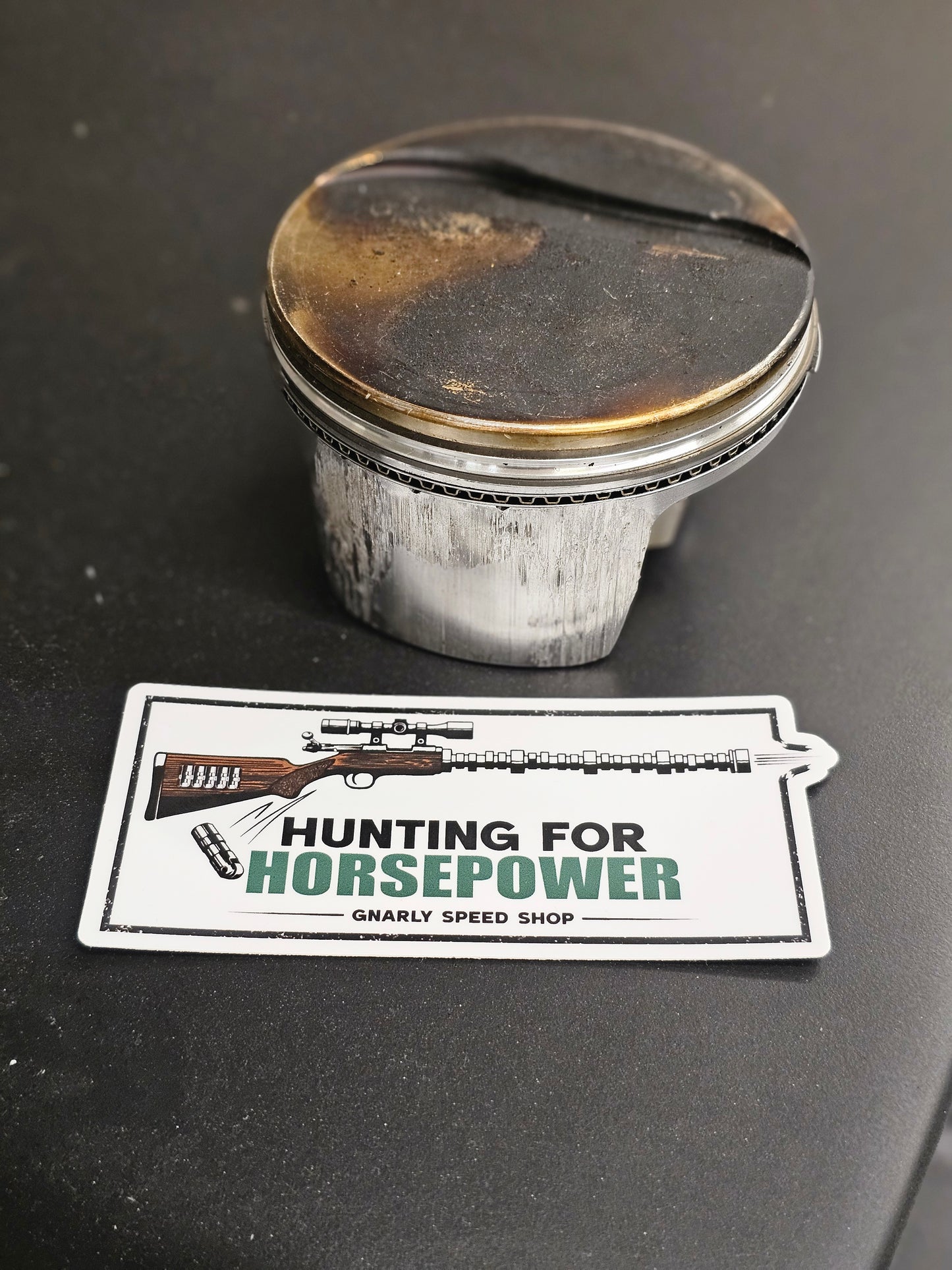 Hunting For Horsepower Sticker