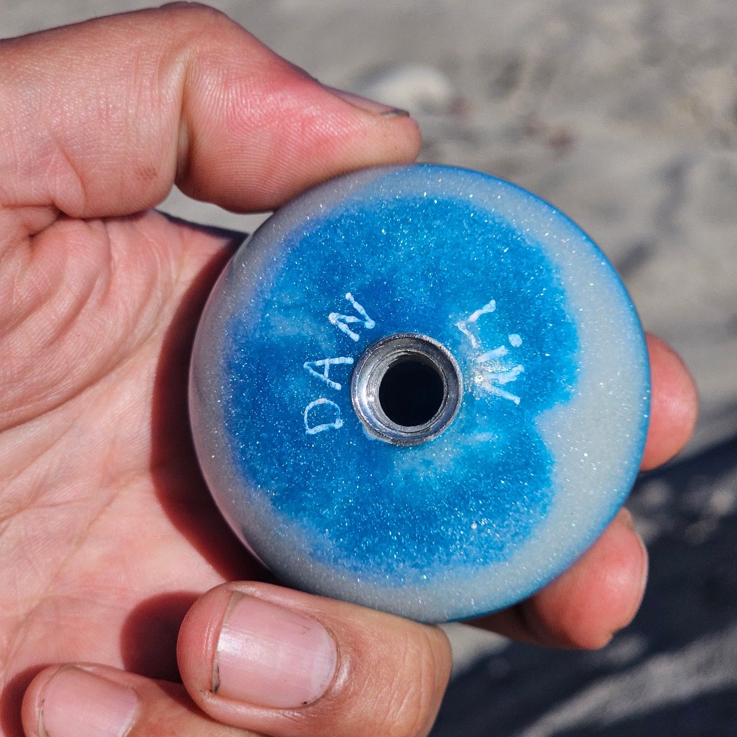 1/1 Blue & Purple Striped Shifter Ball