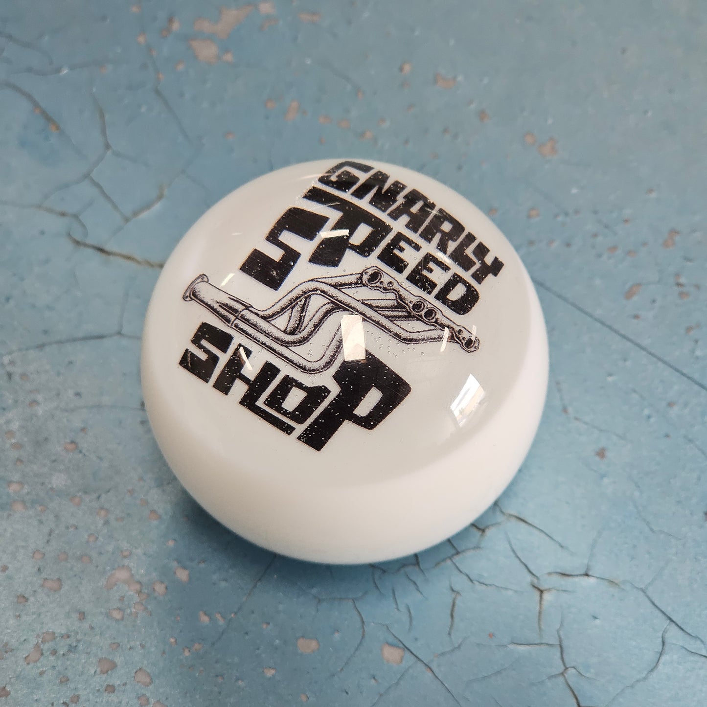 Glow‐In-The-Dark Gnarly Speed Shop Shifter Ball