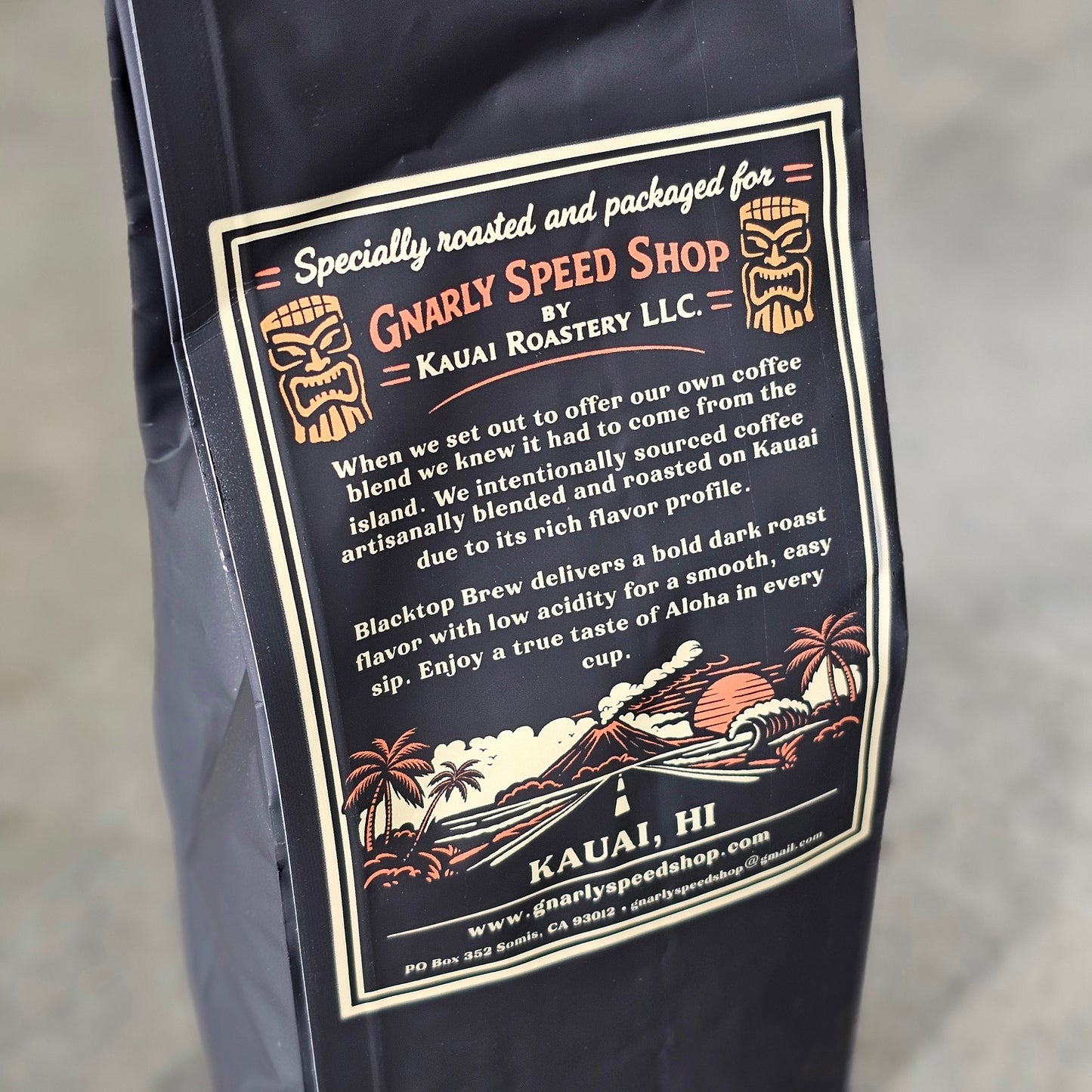 Blacktop Brew - Premium Dark Roasted Coffee (Whole Bean 10z) *PREORDER*