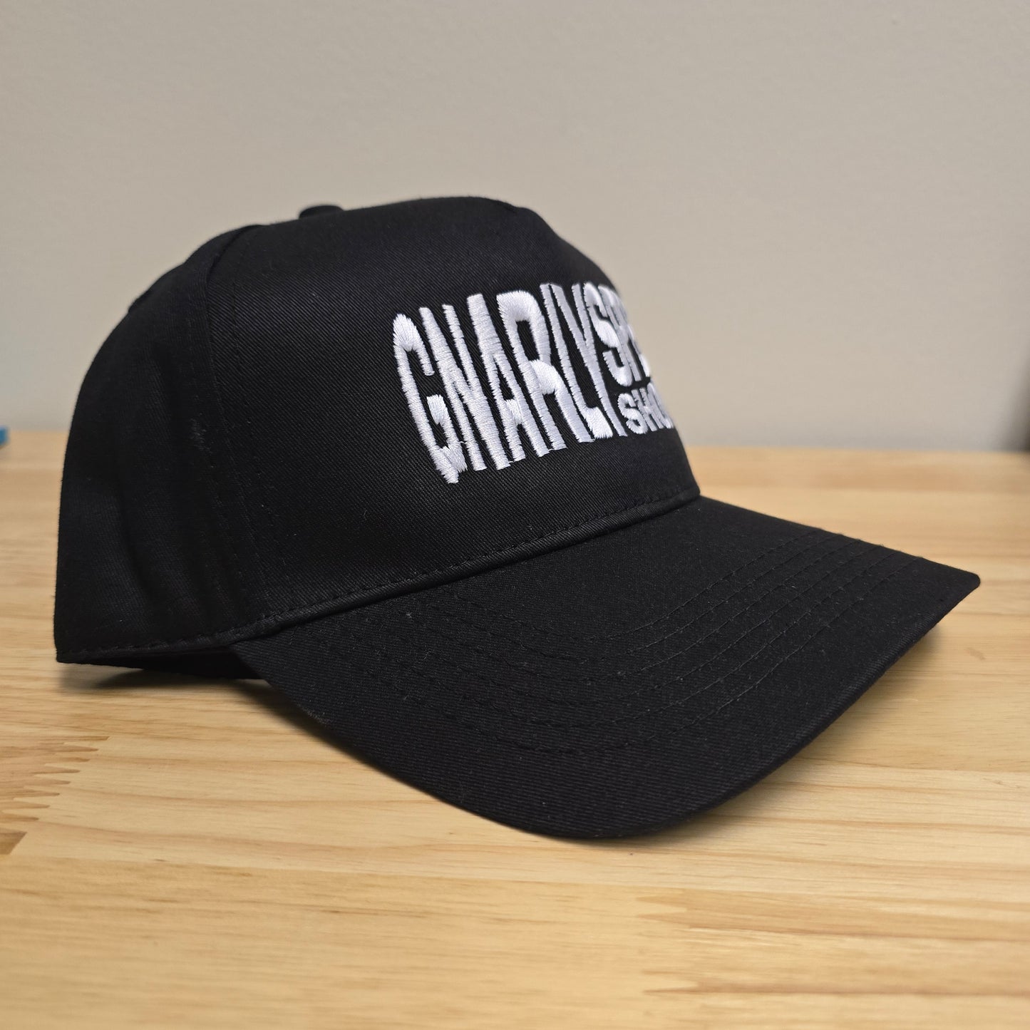 Totally Gnarly Embroidered Curve Bill Hat