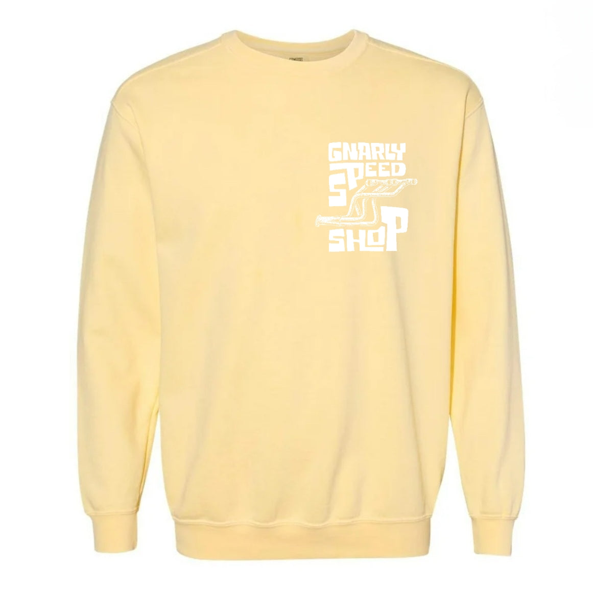 PREORDER: Gnarly Speed Shop Header Crewneck Sweater (Ships In 3-4 Weeks)
