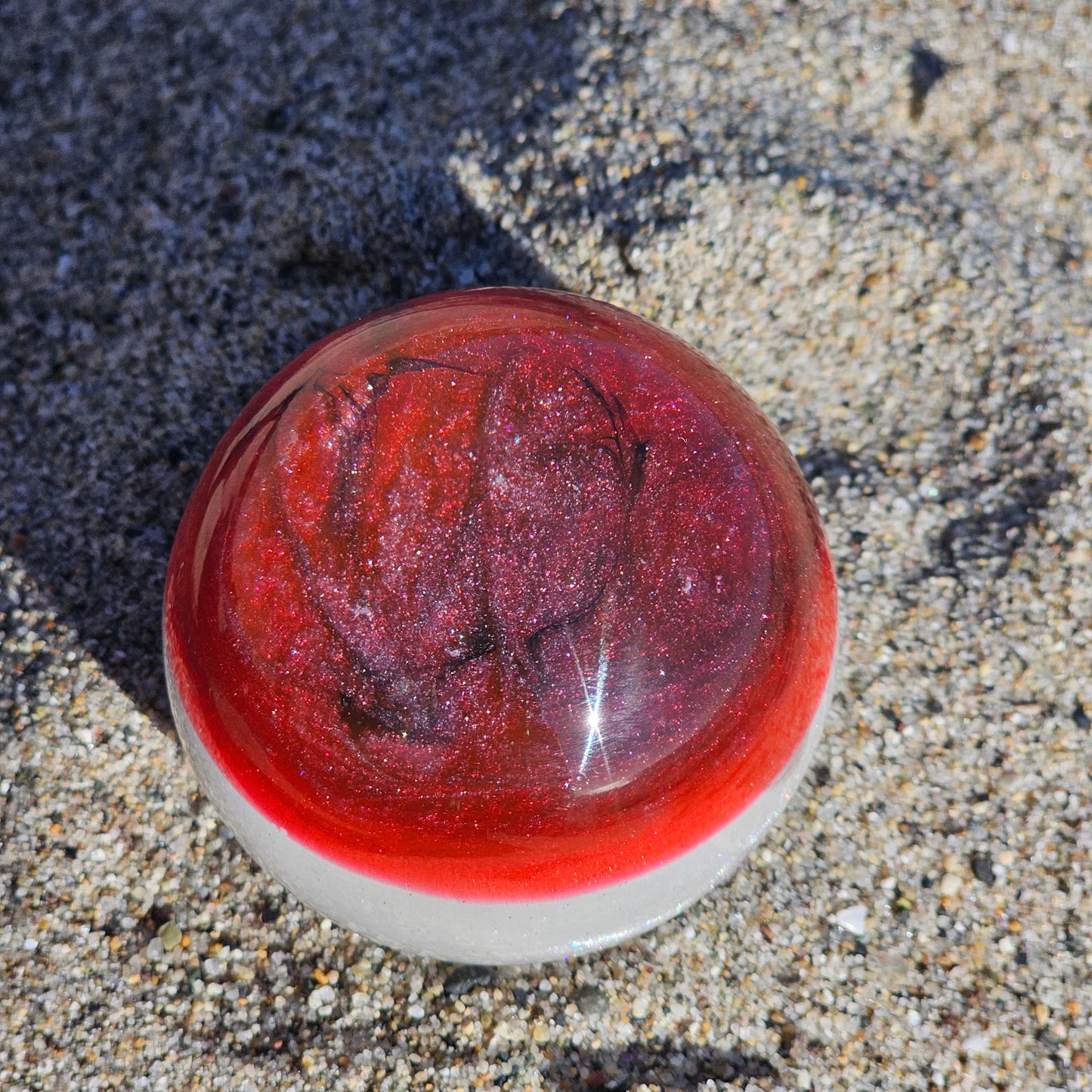 1/1 Red Galaxy Glitter Shifter Ball