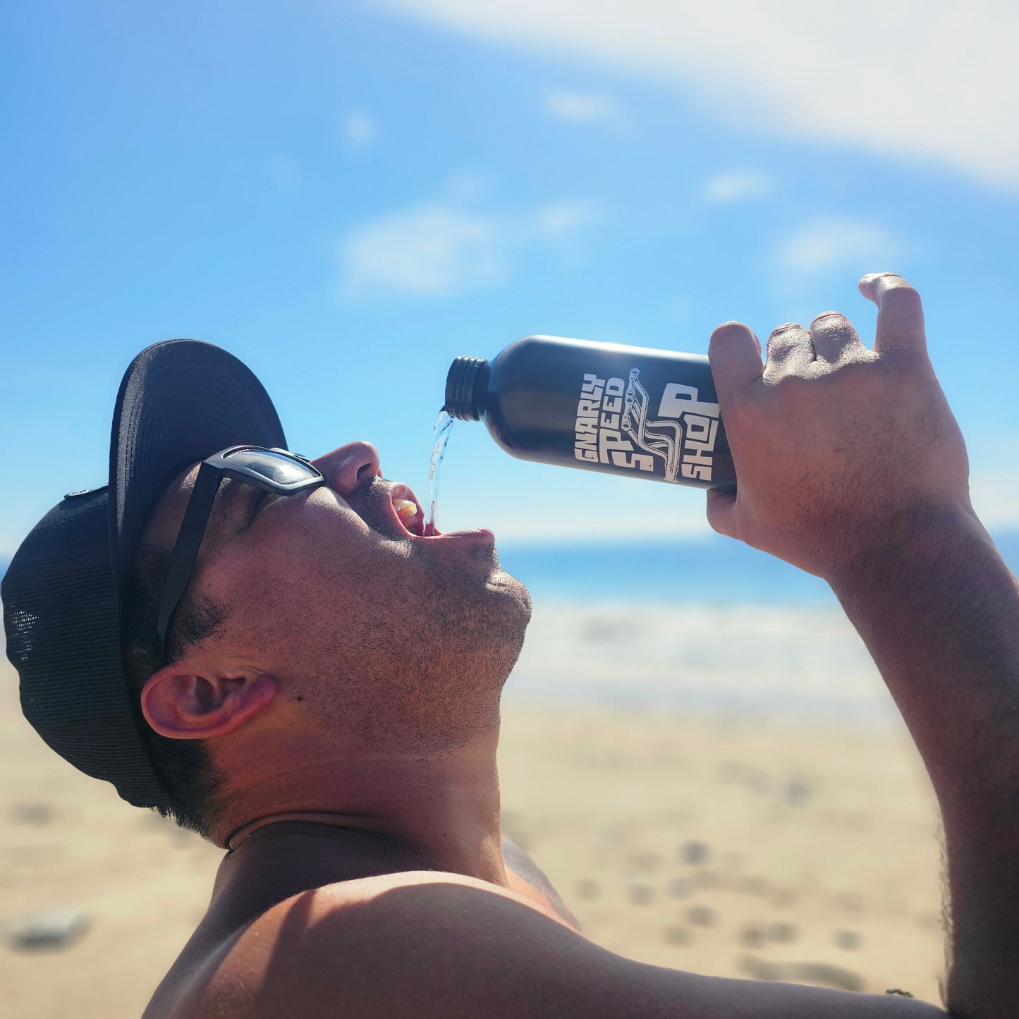 Gnarly Speed Shop Aluminum Water Bottle