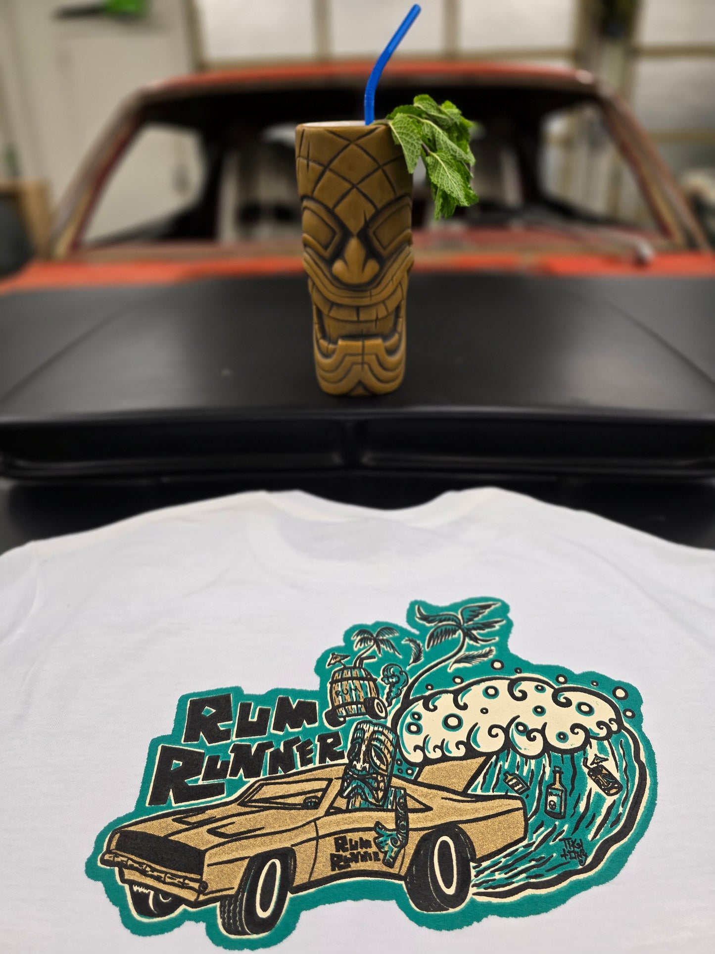 Rum Runner T-Shirt White