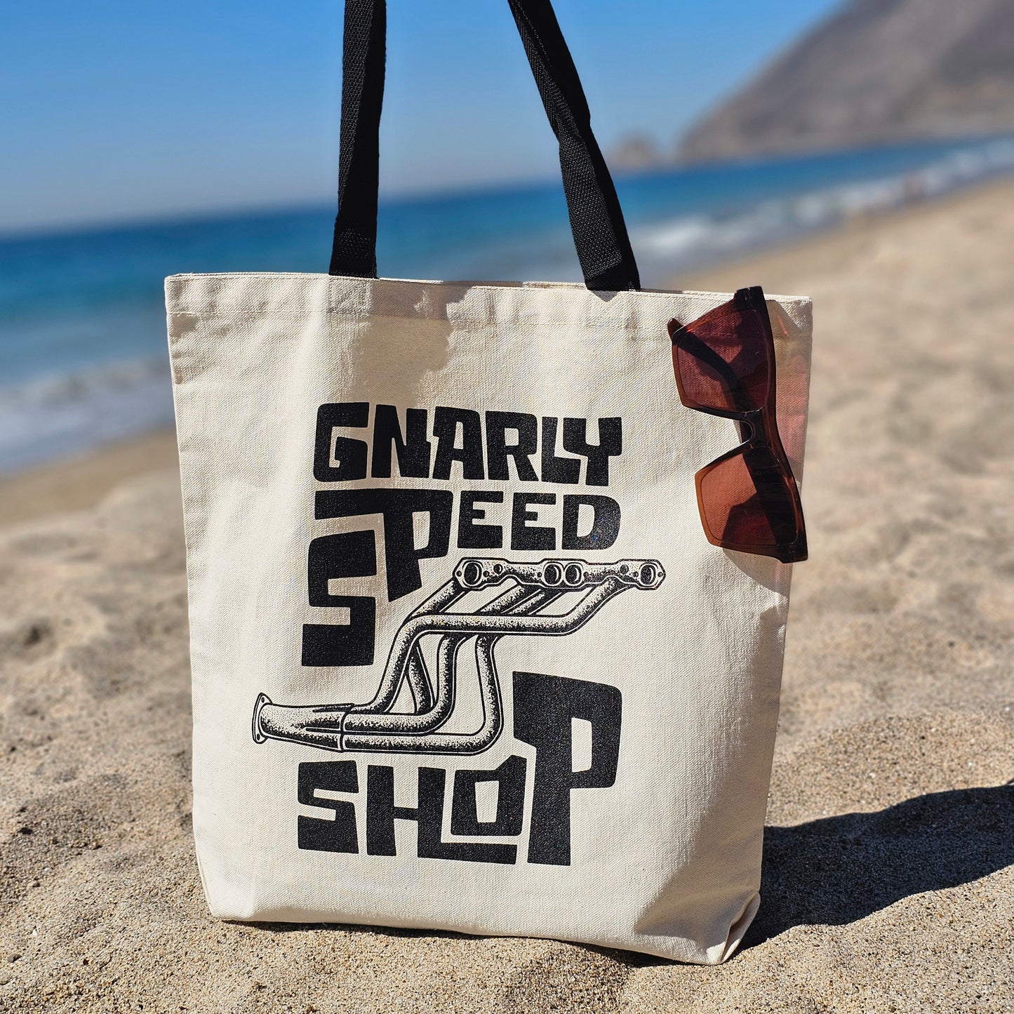 Gnarly Speed Shop Tote Bag