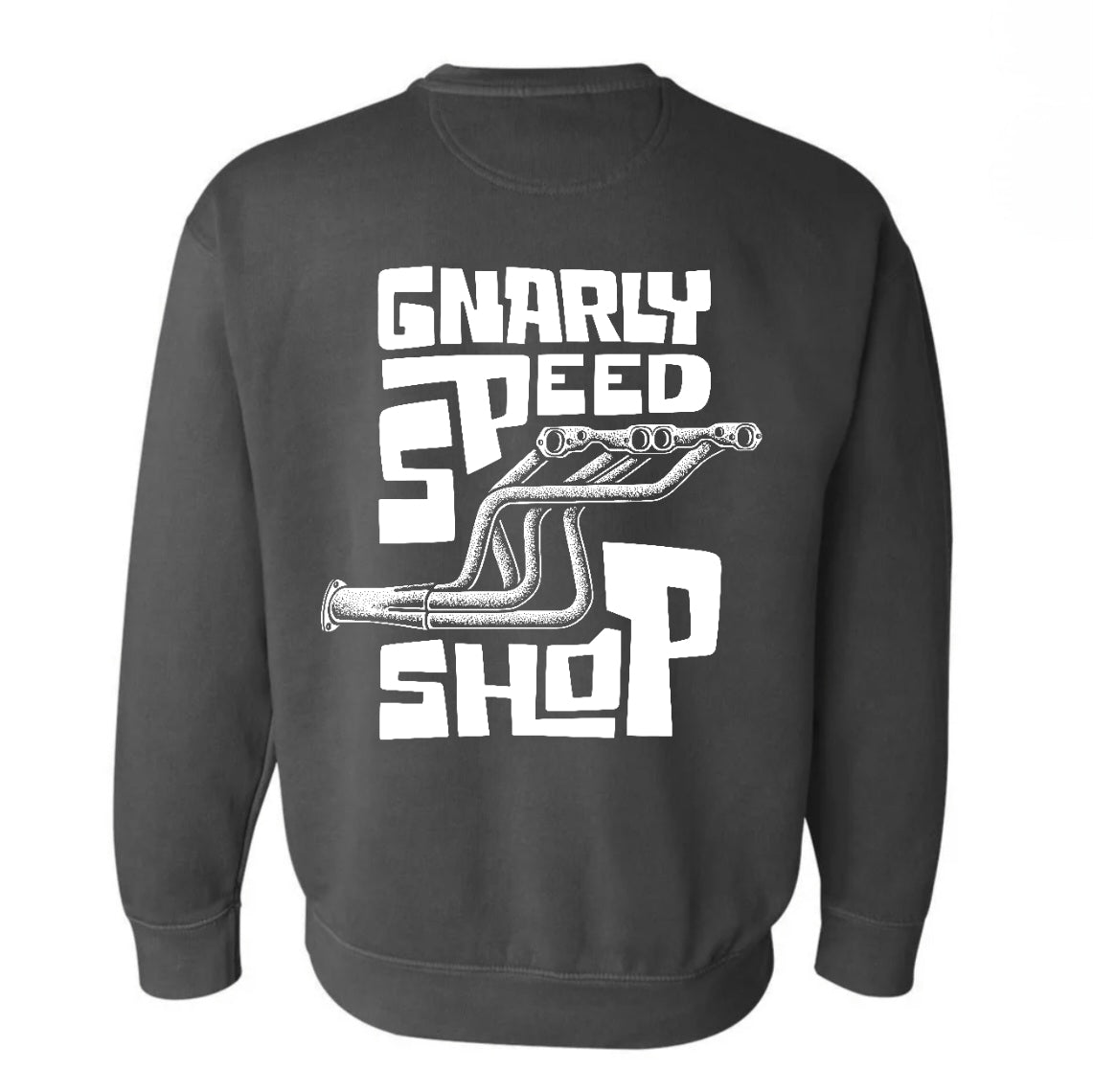PREORDER: Gnarly Speed Shop Header Crewneck Sweater (Ships In 3-4 Weeks)