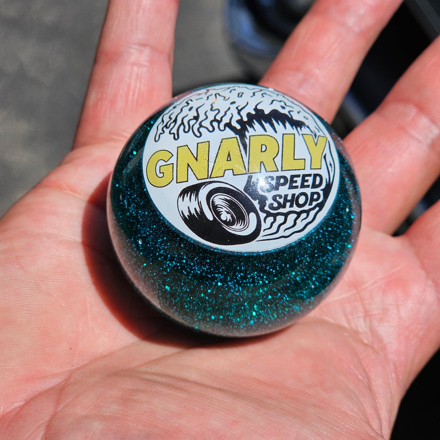 Aqua Seaglass Shifter Ball