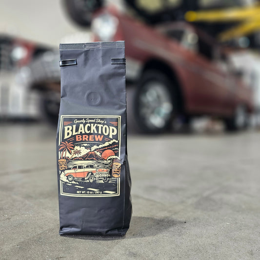 Blacktop Brew - Premium Dark Roasted Coffee (Whole Bean 10z)